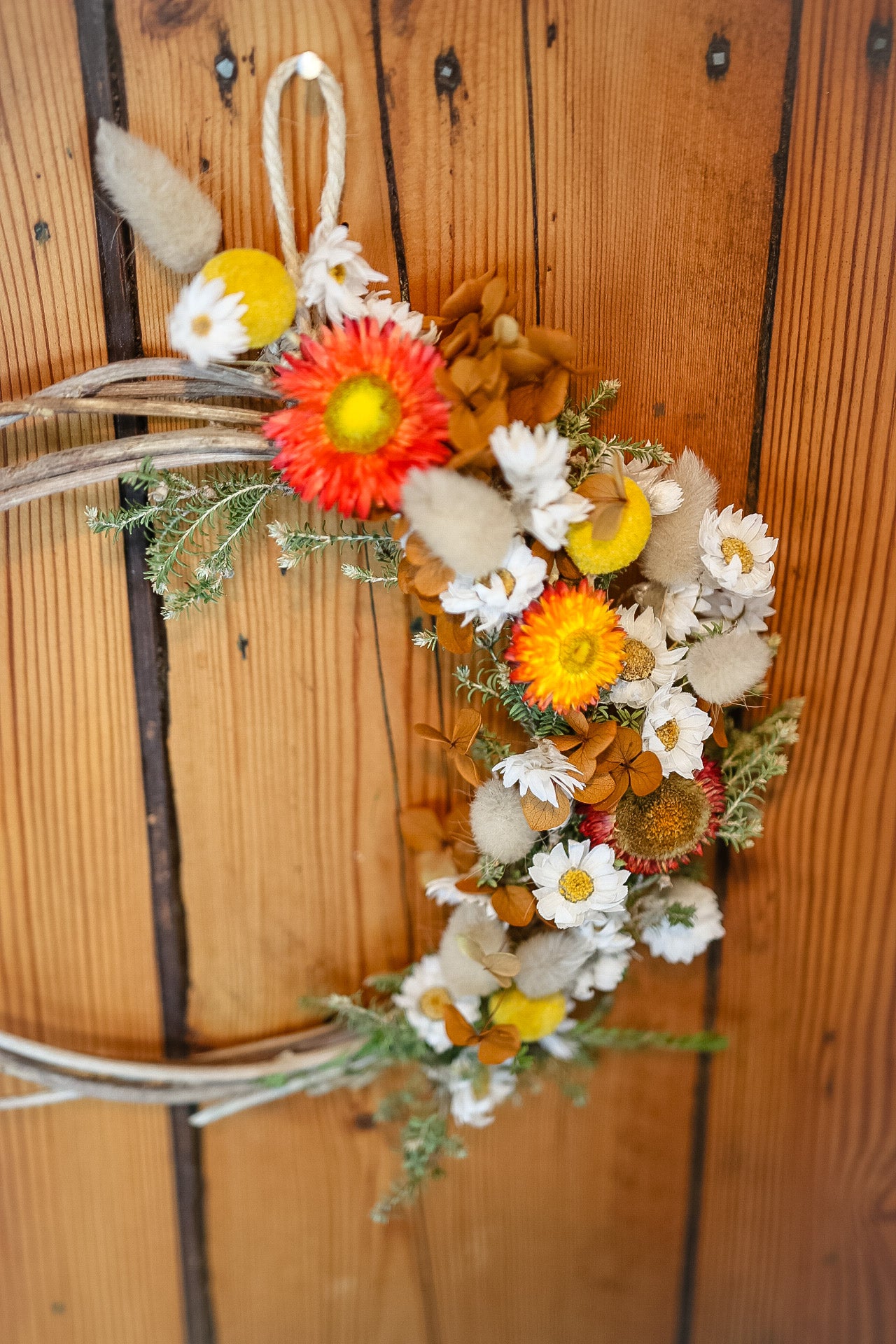 Handmade floral wreaths