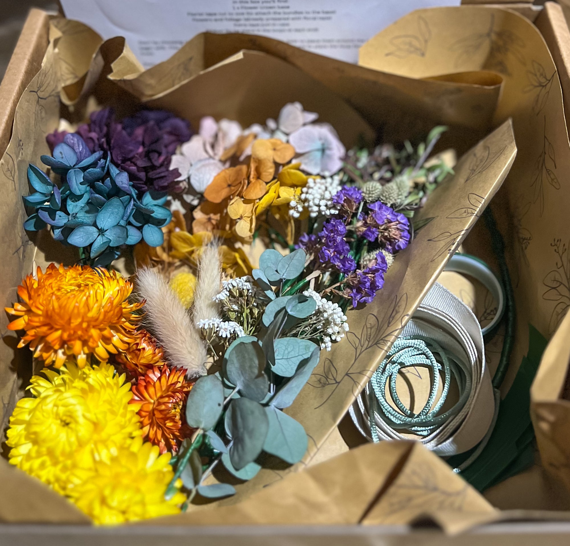 DIY Flower Crown Box - Everlastings